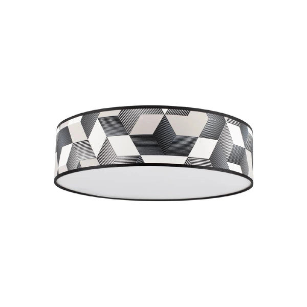 Espacio Ceiling Lamp 4xE27 Max.25W White Metal/Multicolor Wallpaper 4884802