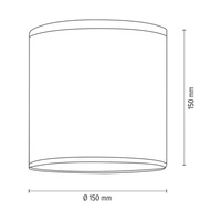 Tapeta Abażur Cylinder E27 H25 Wielobarwna A1157