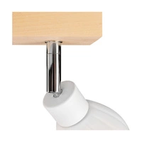 Lampa sufitowa Talea w zestawie 3xG9 LED 300lm 2700K 3W Drewno Brzozowe/Biały Metal/Białe Szkło 2036018120993