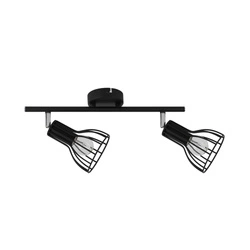 Megan Ceiling Lamp 2xE14 Max.40W Black 2743204