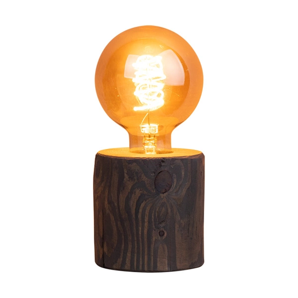 Lampa stołowa Trabo 1xE27 maks. 25W barwiona sosna szara/czarny kabel PVC 76911157