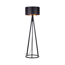 Victoria Floor Lamp 1xE27 Max.60W Black/Black-Copper/Black