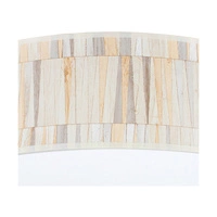 Kairo Ceiling Lamp Incl. 1xLED Integrated 2600lm 2700K 30W White Metal/Multicolor Wallpaper Shade 4010211110398