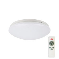 AEG Ceiling Lamp 1xLED Integrated 1600lm 2700K 20W White Metal with Remote Control