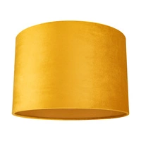Cylindryczny abażur E27 H40 Miodowy Aksamit A1076
