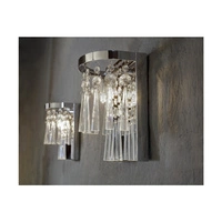 Luxoria Wall Lamp Incl. 2xG9 3W Chrome/Transparent 9018128