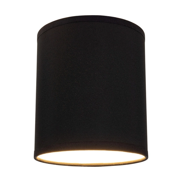 Lampshade Cylinder E27 H20 Black Fabric A0003
