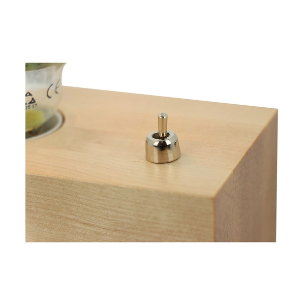 Theo Table Lamp 1xE27 Max.25W Birch Wood/Black PVC Cable with Integrated USB Charger 7461160