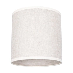 Lampshade Cylinder E27 H20 Beige Linen A1241
