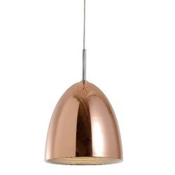 Mads Pendant Lamp 1xE27 Max.60W Copper Metal/Transparent PVC Cable