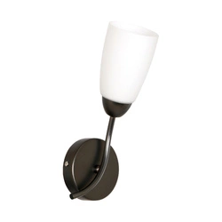 Terni Wall Lamp 1xE14 Max.40W Graphite Metal/White Glass 8330126