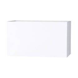 Lampshade Rectangular E27 H50 White L350 W180 H200 A0645