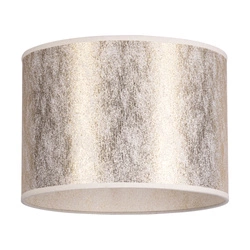 Lampshade Cylinder E27 H20 Gold Fabric A1303