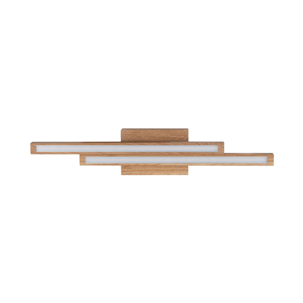 Linus Straight Ceiling Lamp 2xLED 24V Integrated 1120lm 3000K 12W Oiled Oak