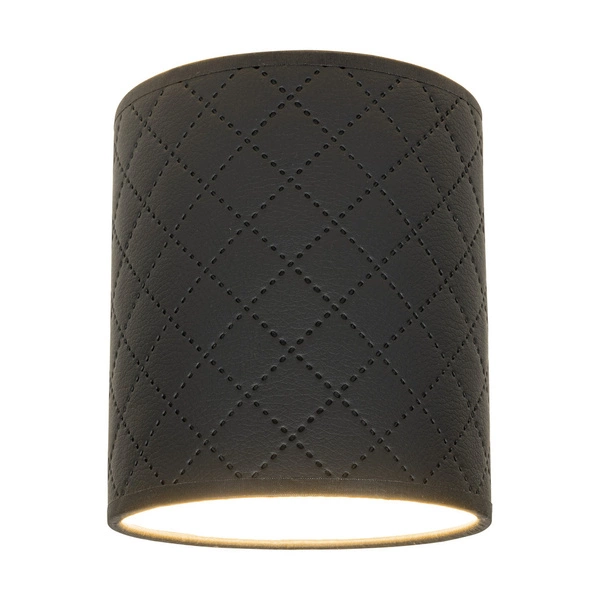 Lampshade Cylinder E27 H20 Black Fabric A0983