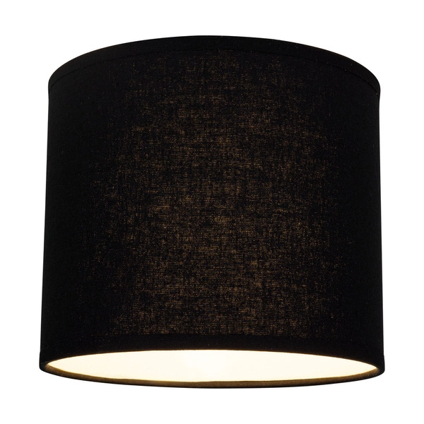 Lampshade Cylinder E27 H20 Black Fabric A0062