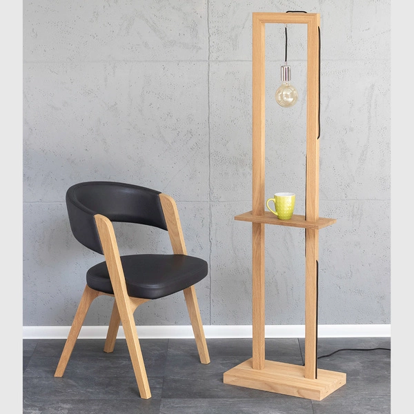 Monopod Floor Lamp 1xE27 Max.15W Oiled Oak/Anthracite 6460174