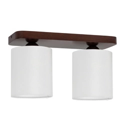 Jenta Ceiling Lamp 2xE27 Max.25W Walnut/White 8512276