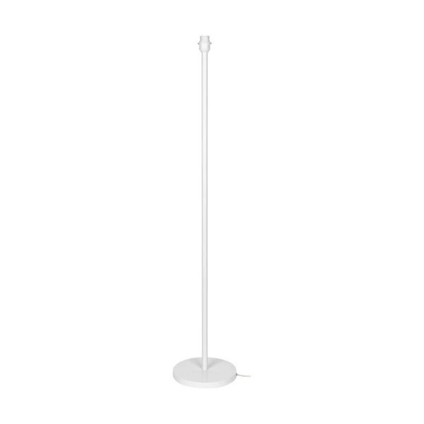 Floor Lamp Base 1xE27 Max.60W White Metal/Transparent PVC Cable