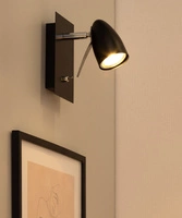 Ian Kinkiet 1xGU10 Max.35W Czarny Metal/Chrom Metal 2736104