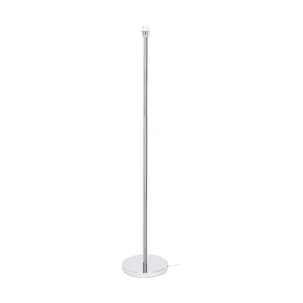 Maxima Floor Lamp 1xE27 Max.60W Chrome Metal/Transparent PVC Cable/Black Fabric Shade 6592028