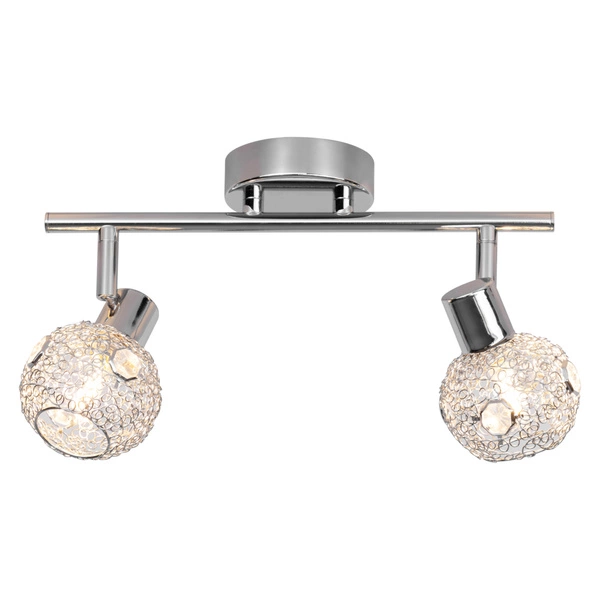 Lena Ceiling Lamp 2xG9 Max.28W Chrome Metal/Transparent Glass 2095228