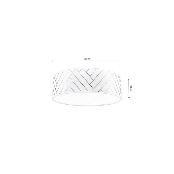 Punto Ceiling Lamp 3xE27 Max.25W Multicolor/White 4893802