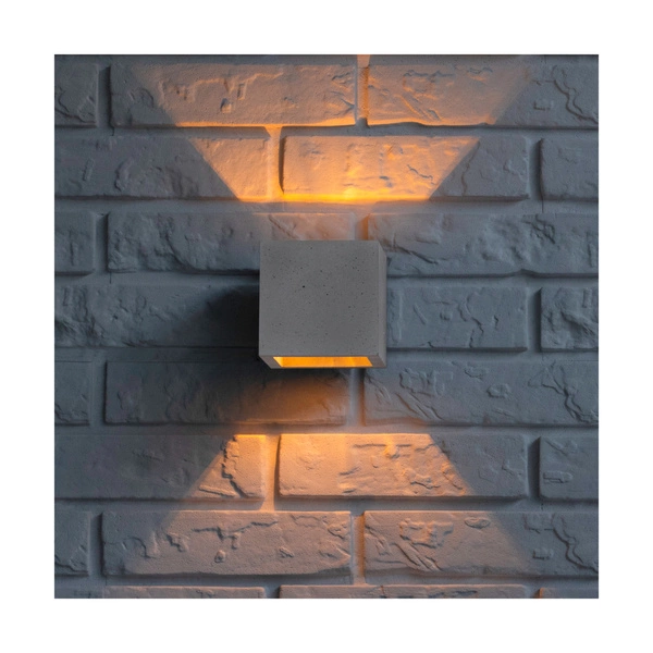 Block Wall Lamp 1xG9 Max.28W Gray Concrete 2255136