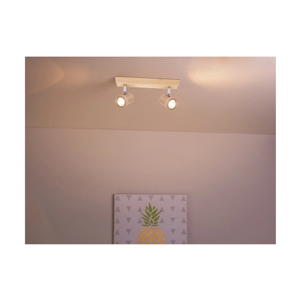 Venla Ceiling Lamp Incl. 2xLED GU10 5W Birch Wood 2434260