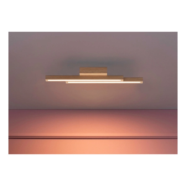 Linus Straight Ceiling Lamp 2xLED 24V Integrated 1120lm 3000K 12W Oiled Oak 2242274