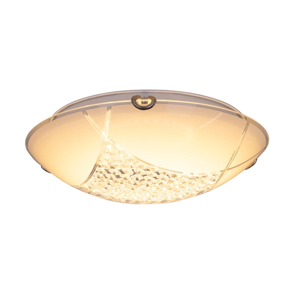 Carolina Ceiling Lamp 1xLED Integrated 1650lm 2700K 15W White Metal/White-Transparent Glass 4593102