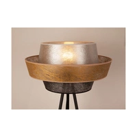 Nevoa Floor Lamp 1xE27 Max.40W Black/Black-Gold-Silver 12610104