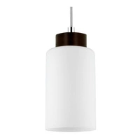 Bosco Pendant Lamp 3xE27 Max.60W Walnut/Transparent/White 1720376_SL