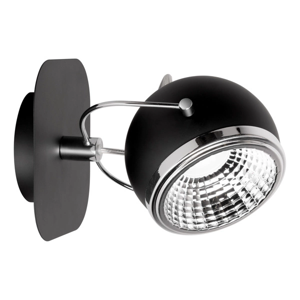 Ball Wall Lamp Incl. 1xGU10 LED 6W Black Metal 5009184