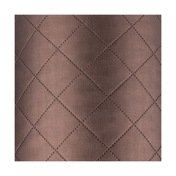 Lampshade Cylinder E27 H30 Brown Synthetic Fabric A0937