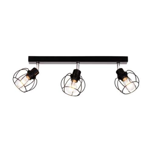 Phiphi Ceiling Lamp 3xE27 Max.60W Black Metal/Chrome Metal 2614304