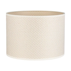 Cylindrical lampshade 1xE27 H30 Cream With Silver Thread Fi250 H180 A1528