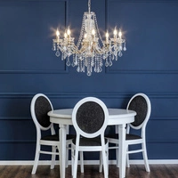 Odessa Pendant Lamp 8xE14 Max.40W Gold/Transparent 5090812