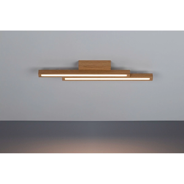 Linus Straight Ceiling Lamp 2xLED 24V Integrated 1120lm 3000K 12W Oiled Oak 2242274