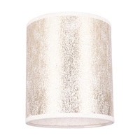 Lampshade Cylinder E27 H20 Gold Synthetic Fabric A1297