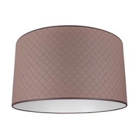 Lampshade Cylinder E27 H30 Khaki Fabric A0959