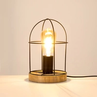 Netuno Lampa Stołowa 1xE27 Max.25W Dąb Olejowany/Czarny 88459174