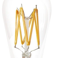 FILAMENT LED bulb E27 5W warm 1800K ST64 teardrop