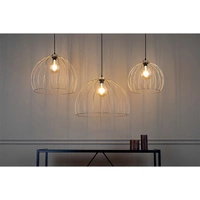 Coop Pendant Lamp 1xE27 Max.60W Gold Metal/Black Metal/Black Fabric Cable 18821920