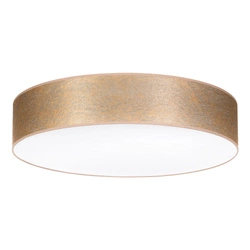 Nevoa Ceiling Lamp 4xE27 Max.25W White Metal/Gold Fabric Shade 47945802