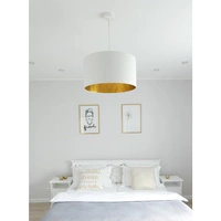 Victoria Pendant Lamp 1xE27 Max.60W White/White-Golden/White 1421802