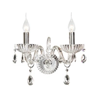 Queen Wall lamp 2xE14 Max.40W Transparent/Chrome 9140202