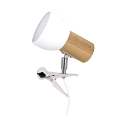 Svenda Clips 1xE27 Max.60W Oiled Oak/White/White 2224174WK