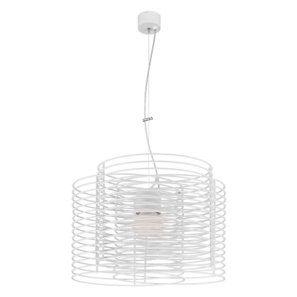 Ringo Pendant Lamp 1xE27 Max.60W Steel Metal/White Metal 1030227