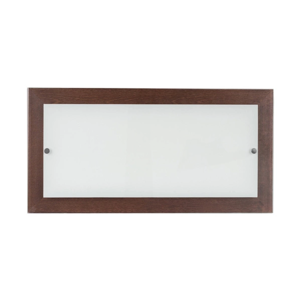 Finn Wall Lamp 1xLED Integrated 2100lm 2700K 24W Walnut Beech Wood/White-Transparent Glass 4032976